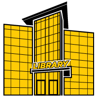 Image/illustration of library building