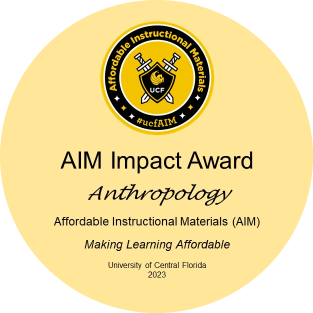 Anthropology - 2023 AIM High Impact Award