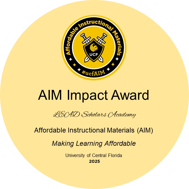 LEAD Scholars Academy - 2025 AIM High Impact Award