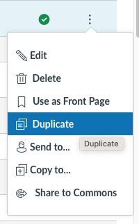 duplicate pages screen shot