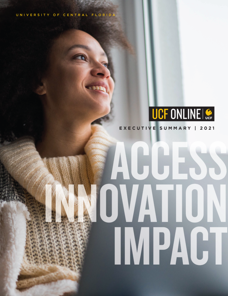 Access, Innovation, Impact Report cover page