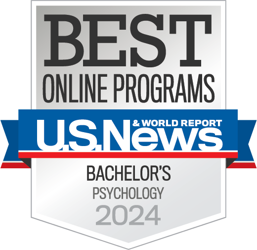 Best online programs badge -Bachelor's Psychology