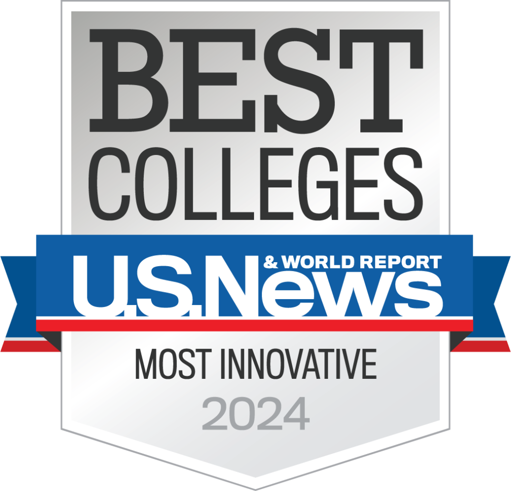 Badge Best Colleges - most innovative