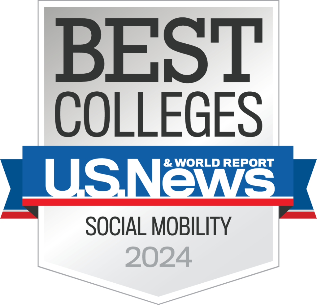 Badge Best Colleges - Social Mobility