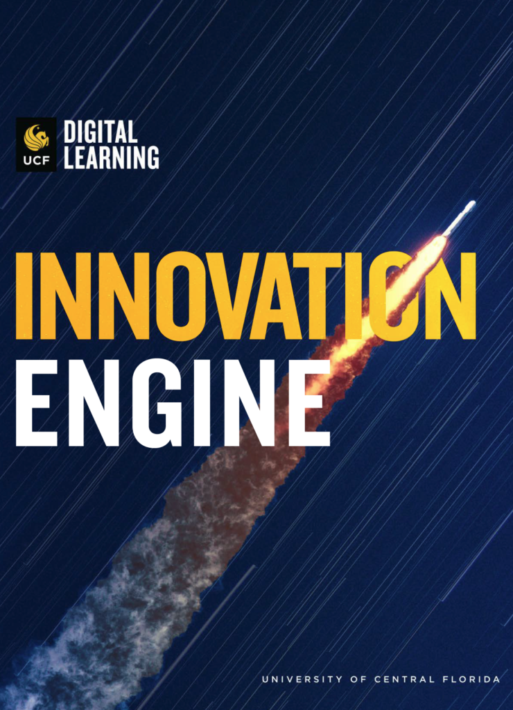 Report Cover page. Image text"UCF Digital Learning Innovation Engine"