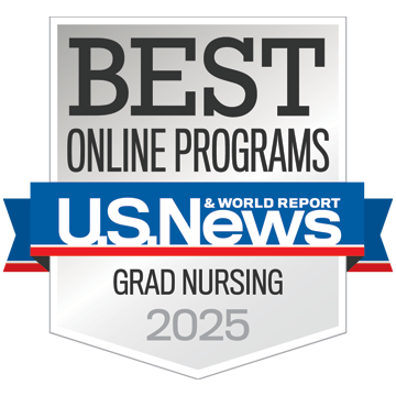 Badge: Best Online Programs; Grad Nursing 2025