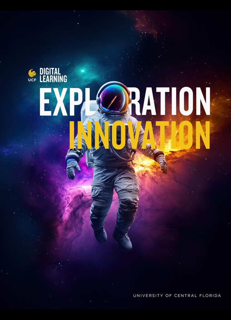 Report Cover page. Image text"UCF Digital Learning Exploration Innovation"